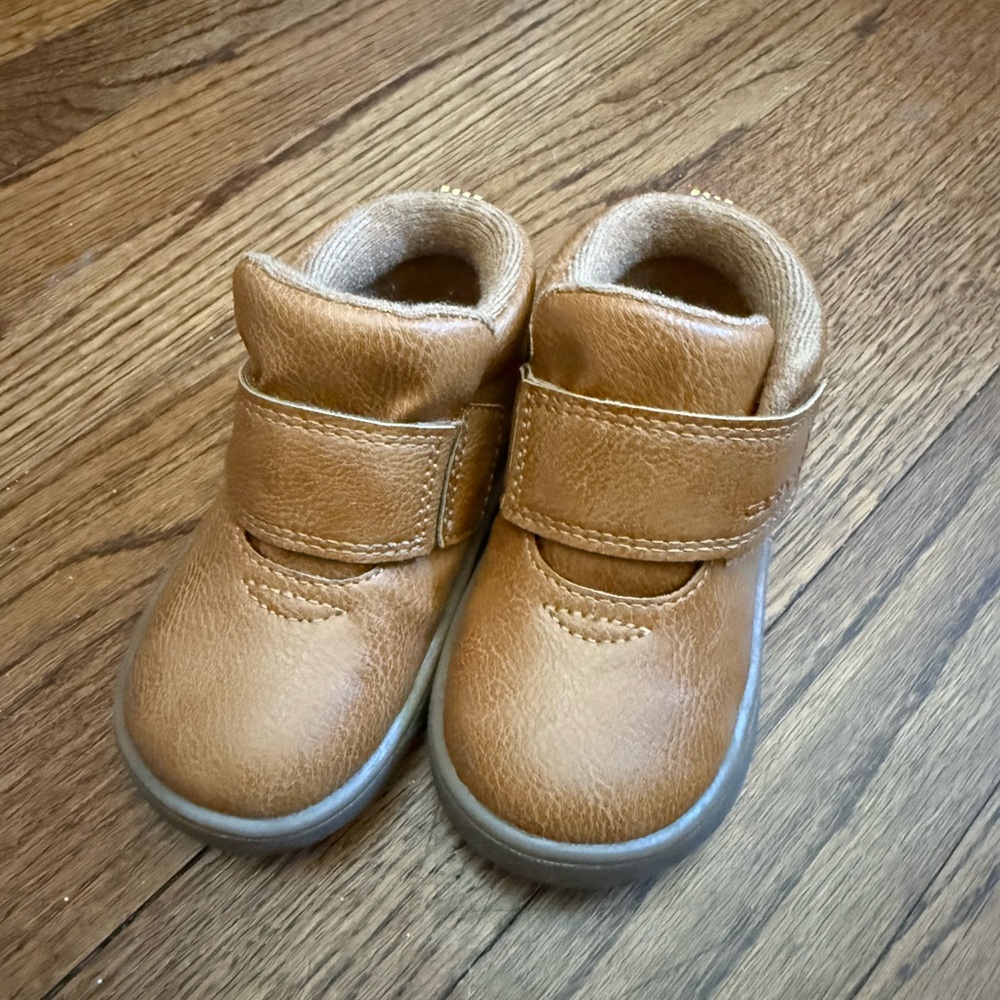 Carter's Cozy Brown Baby Booties